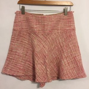 Textured Knit Mini Skirt
